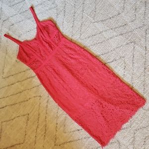 Coral Lace Express Dress